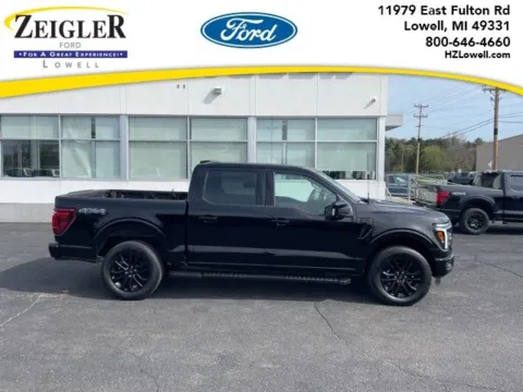 Black 2025 Ford F-150 Lariat for sale in Lowell, MI