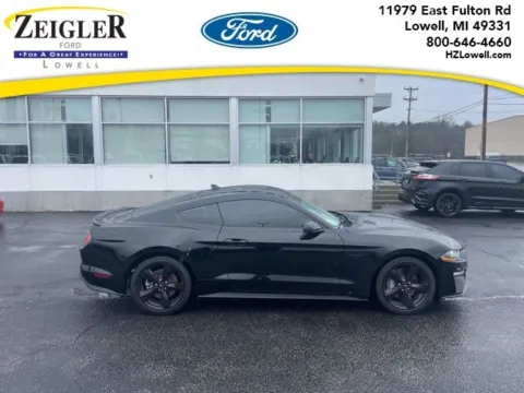 Black 2021 Ford Mustang GT Premium for sale in Lowell, MI