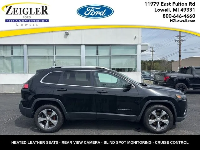 Black 2019 Jeep Cherokee Limited for sale in Lowell, MI