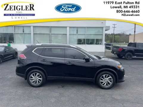 Black 2014 Nissan Rogue SL for sale in Lowell, MI