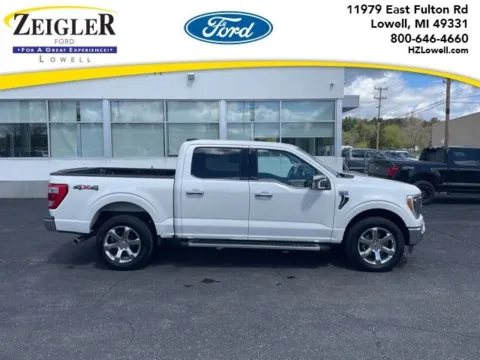 White 2023 Ford F-150 Lariat for sale in Lowell, MI