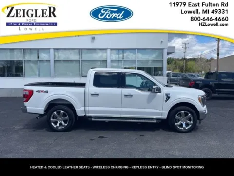 White 2023 Ford F-150 Lariat for sale in Lowell, MI