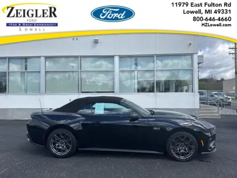 Black 2025 Ford Mustang GT Premium for sale in Lowell, MI