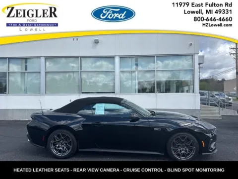 Black 2025 Ford Mustang GT Premium for sale in Lowell, MI