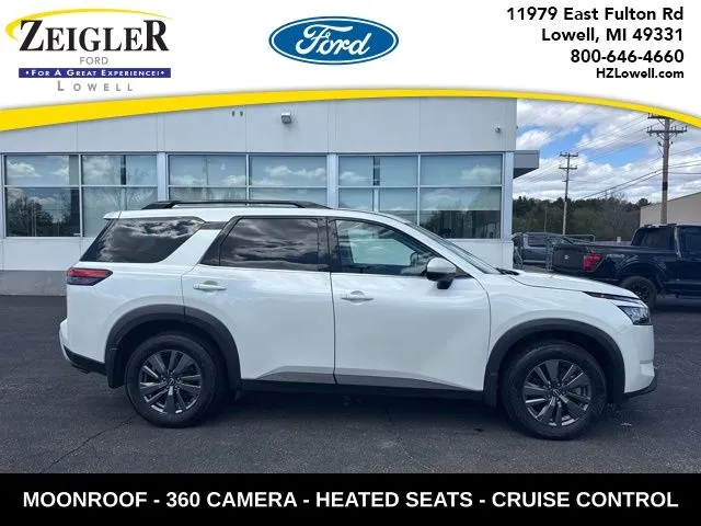 White 2024 Nissan Pathfinder SV for sale in Lowell, MI
