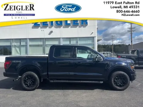 Blue 2024 Ford F-150 XLT for sale in Lowell, MI
