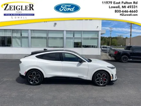White 2023 Ford Mustang Mach-E GT for sale in Lowell, MI