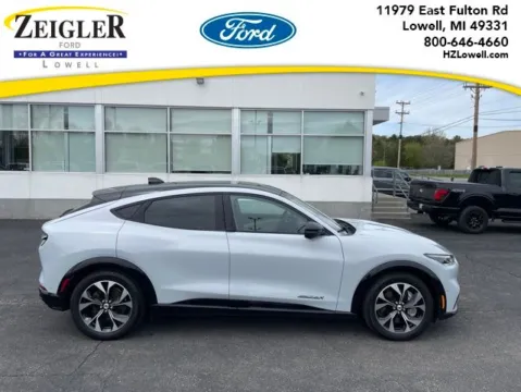 White 2023 Ford Mustang Mach-E Premium for sale in Lowell, MI