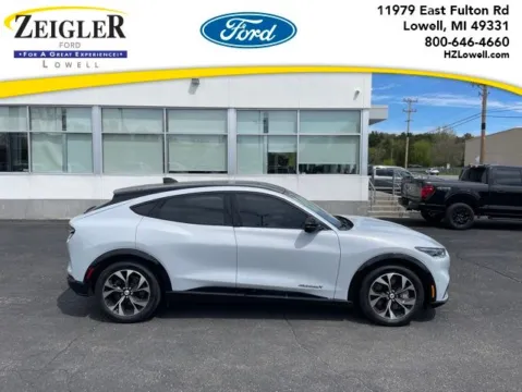 White 2023 Ford Mustang Mach-E Premium for sale in Lowell, MI