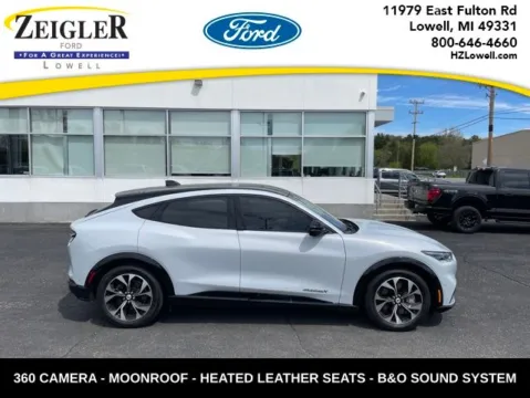 White 2023 Ford Mustang Mach-E Premium for sale in Lowell, MI
