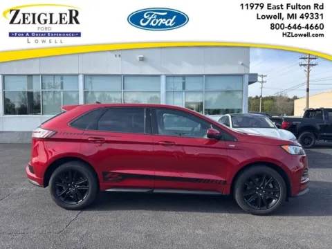 Red 2023 Ford Edge ST Line for sale in Lowell, MI