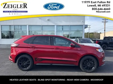 Red 2023 Ford Edge ST Line for sale in Lowell, MI