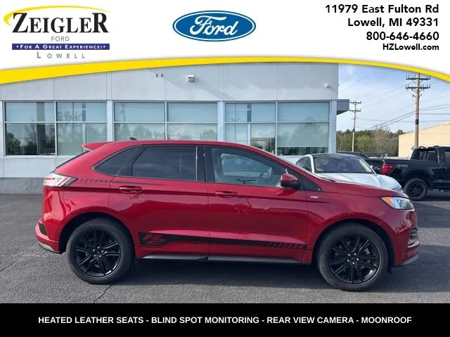 Red 2023 Ford Edge ST Line for sale in Lowell, MI