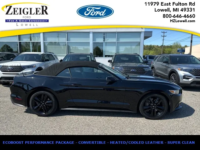 2016 Ford Mustang EcoBoost Premium for sale in Lowell, MI