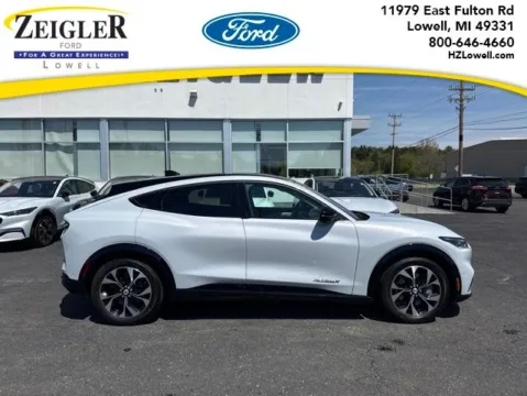 White 2023 Ford Mustang Mach-E Premium for sale in Lowell, MI