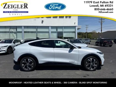 White 2023 Ford Mustang Mach-E Premium for sale in Lowell, MI