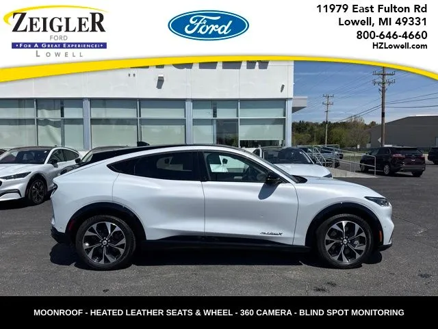 White 2023 Ford Mustang Mach-E Premium for sale in Lowell, MI