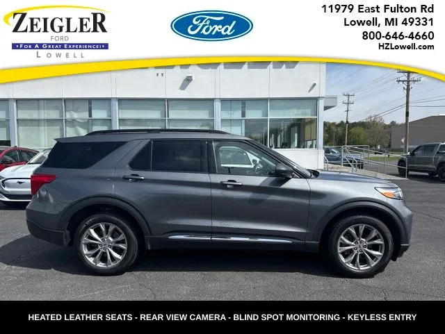 Gray 2023 Ford Explorer XLT for sale in Lowell, MI