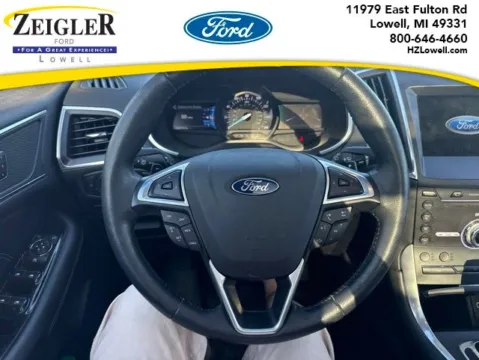 Red 2017 Ford Edge Titanium for sale in Lowell, MI