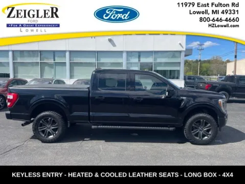 Black 2021 Ford F-150 Lariat for sale in Lowell, MI