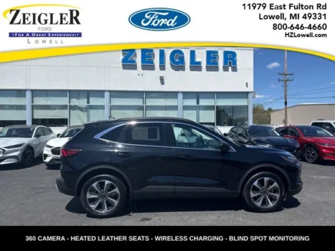 Black 2024 Ford Escape Platinum for sale in Lowell, MI