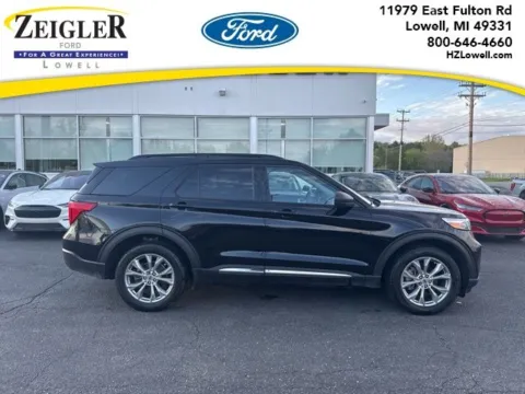 Black 2024 Ford Explorer XLT for sale in Lowell, MI