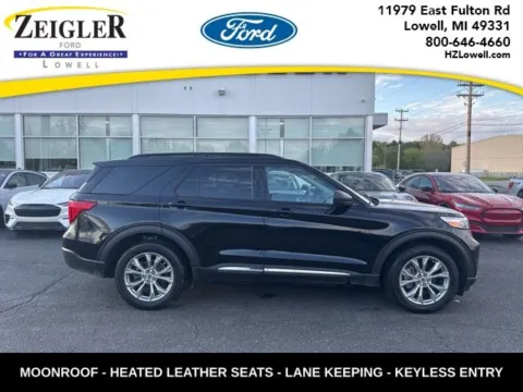 Black 2024 Ford Explorer XLT for sale in Lowell, MI