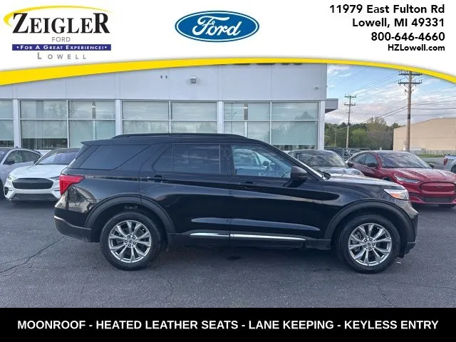 Black 2024 Ford Explorer XLT for sale in Lowell, MI