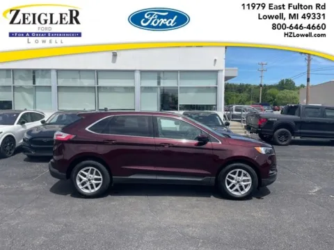 Red 2023 Ford Edge SEL for sale in Lowell, MI