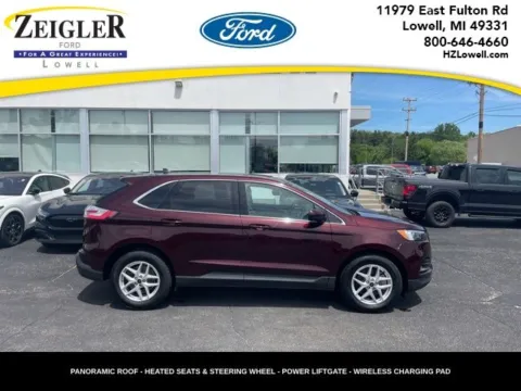 Red 2023 Ford Edge SEL for sale in Lowell, MI