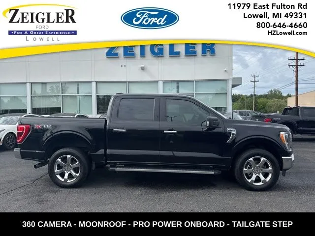 Black 2022 Ford F-150 XLT for sale in Lowell, MI