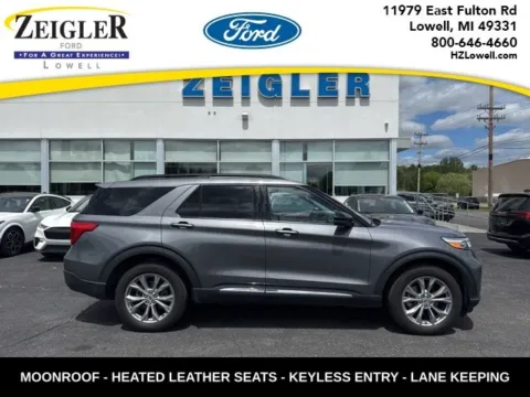 Gray 2024 Ford Explorer XLT for sale in Lowell, MI