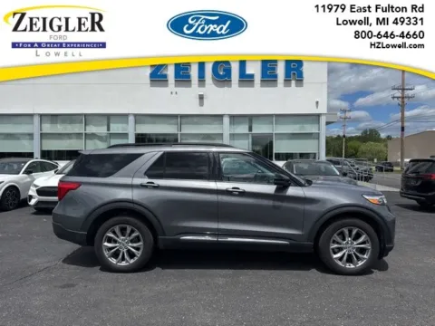 Gray 2024 Ford Explorer XLT for sale in Lowell, MI