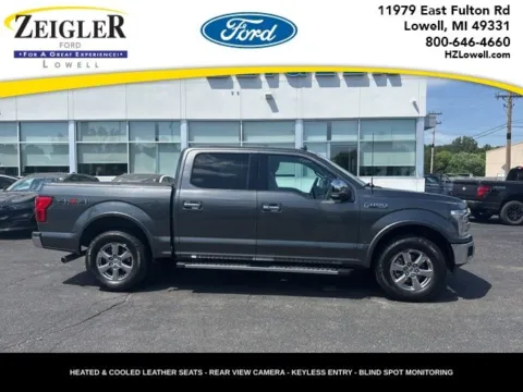 Gray 2018 Ford F-150 Lariat for sale in Lowell, MI