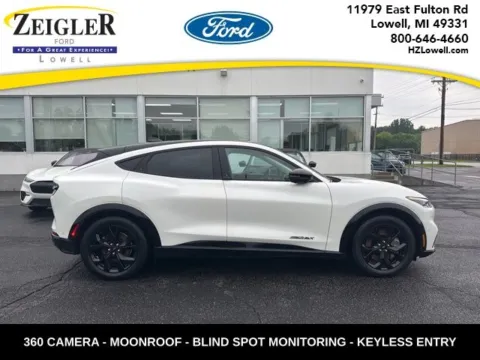 White 2023 Ford Mustang Mach-E Premium for sale in Lowell, MI