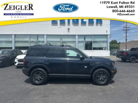 Blue 2023 Ford Bronco Sport Big Bend for sale in Lowell, MI