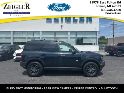 Blue 2023 Ford Bronco Sport Big Bend for sale in Lowell, MI