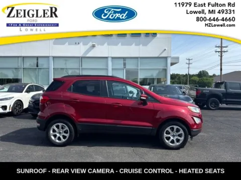 Red 2018 Ford EcoSport SE for sale in Lowell, MI