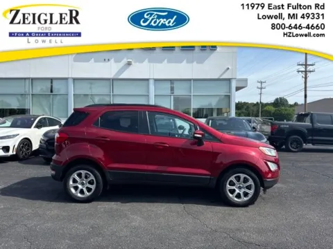 Red 2018 Ford EcoSport SE for sale in Lowell, MI