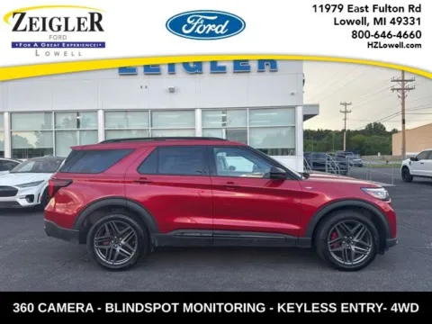 Red 2025 Ford Explorer ST-Line for sale in Lowell, MI