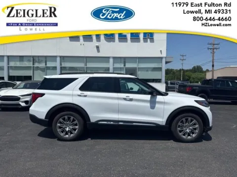 White 2025 Ford Explorer Active for sale in Lowell, MI