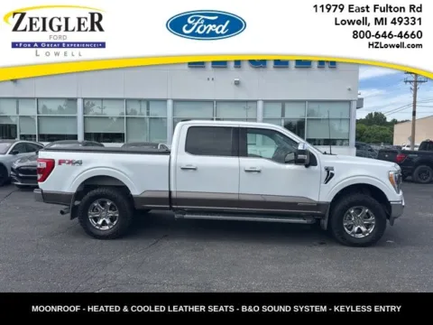 White 2021 Ford F-150 Lariat for sale in Lowell, MI