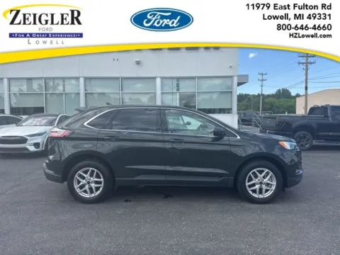 Green 2023 Ford Edge SEL for sale in Lowell, MI