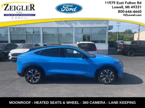 Blue 2023 Ford Mustang Mach-E Premium for sale in Lowell, MI