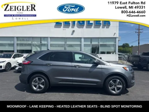 Gray 2024 Ford Edge SEL for sale in Lowell, MI