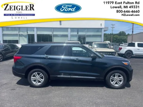Blue 2023 Ford Explorer XLT for sale in Lowell, MI