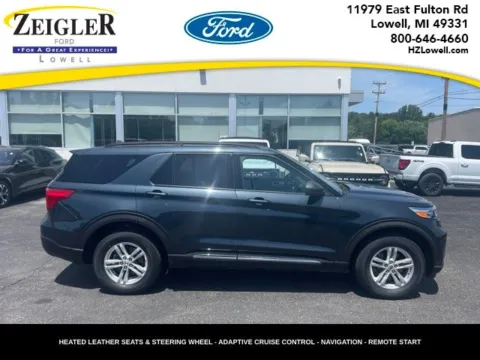 Blue 2023 Ford Explorer XLT for sale in Lowell, MI