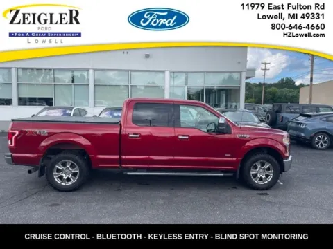 Red 2016 Ford F-150 XLT for sale in Lowell, MI