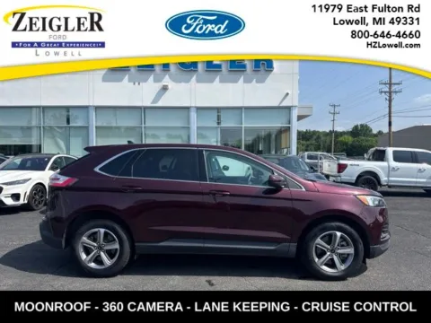 Red 2024 Ford Edge SEL for sale in Lowell, MI