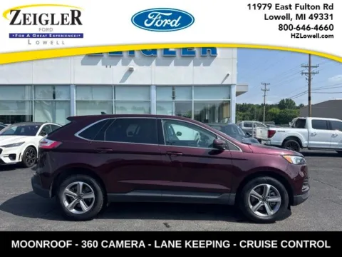 Red 2024 Ford Edge SEL for sale in Lowell, MI